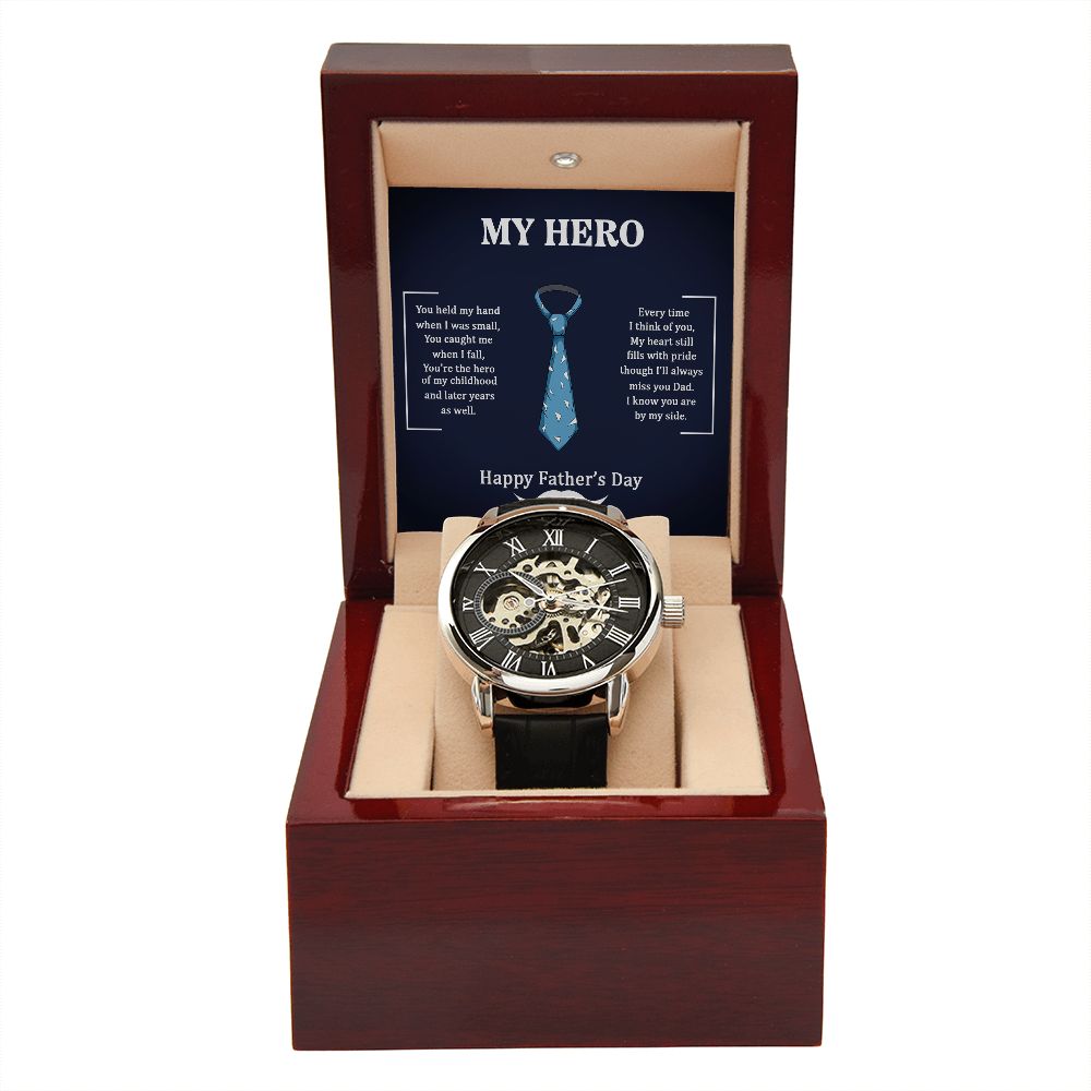 Gift for Daddy - The Men's Openwork Watch