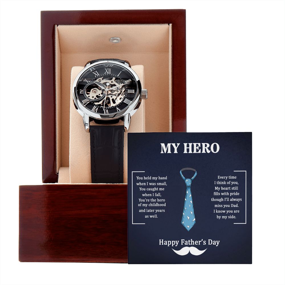 Gift for Daddy - The Men's Openwork Watch