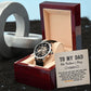 To My Dad - Men's Openwork Watch