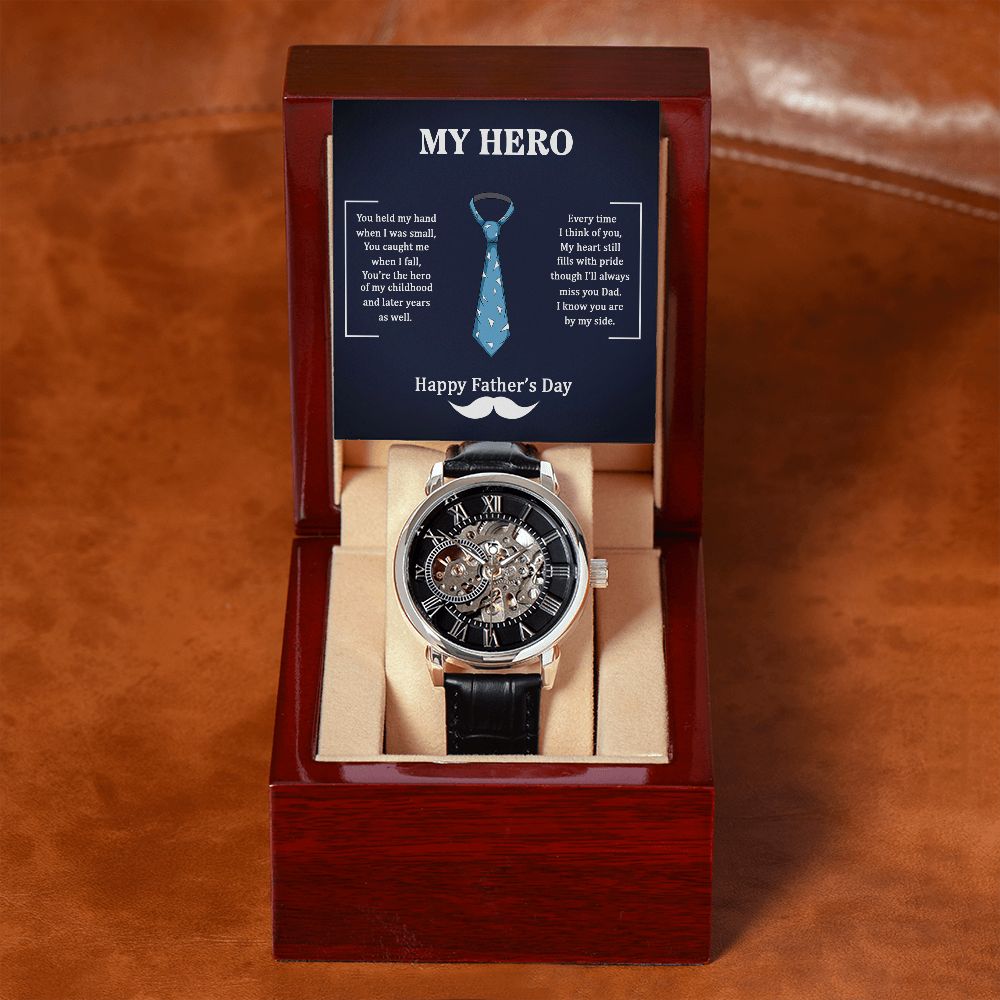 Gift for Daddy - The Men's Openwork Watch