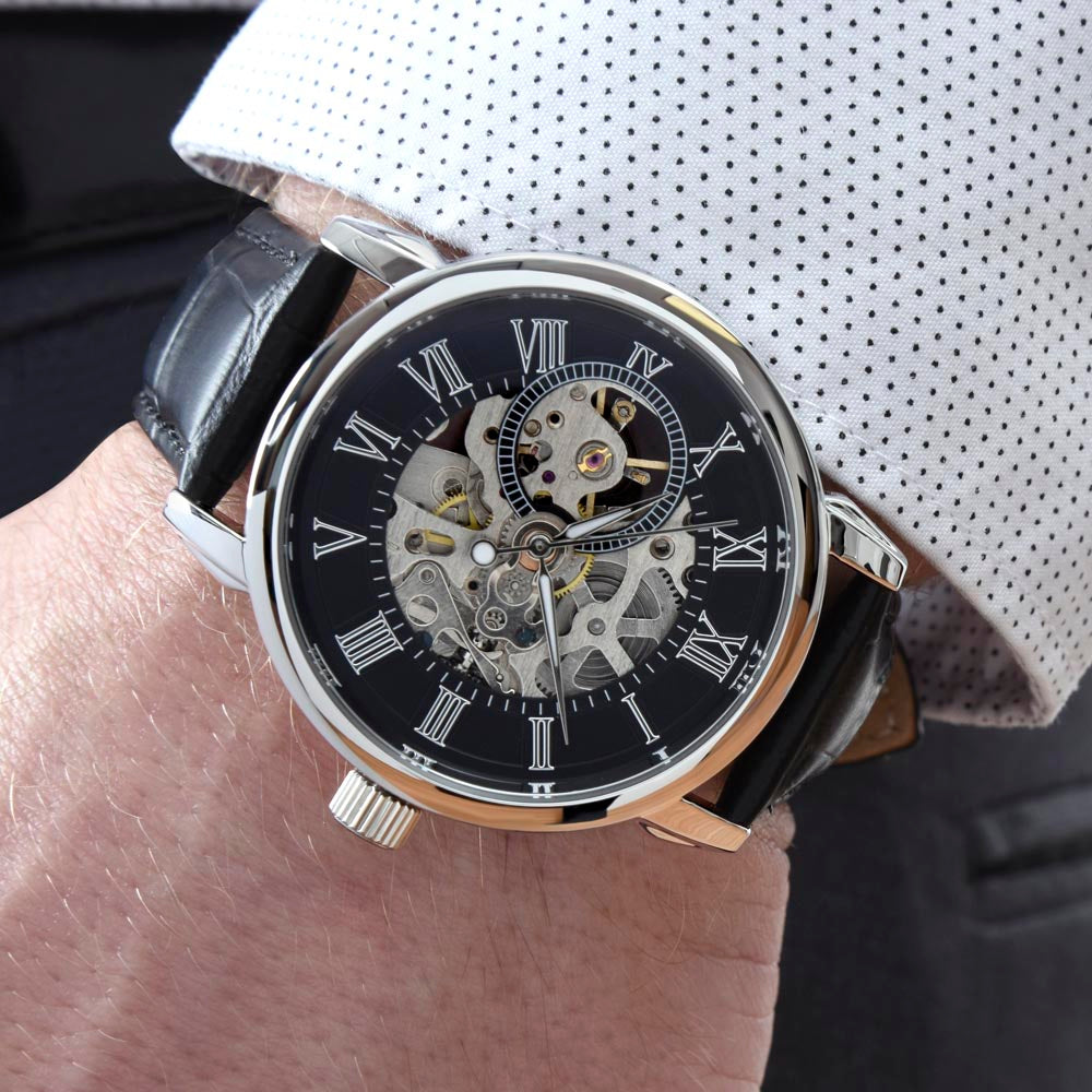 Gift for Daddy - The Men's Openwork Watch