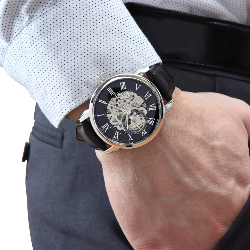 Gift for Daddy - The Men's Openwork Watch