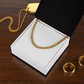 CONGRATULATION ON YOUR GRADUATION GIFT - CUSTOM NAME GIFT - CUBAN LINK CHAIN