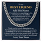 PERSONALIZED GIFT FOR BEST FRIEND - CUBAN LINK CHAIN