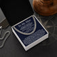 To My Man - Promise Necklace - Cuban Link Chain
