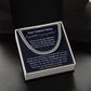 CONGRATULATION ON YOUR GRADUATION GIFT - CUSTOM NAME GIFT - CUBAN LINK CHAIN