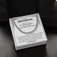 TO MY BOYFRIEND PROMISE NECKLACE - CUBAN LINK CHAIN