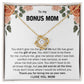 Gift for Bonus Mom - Love Knot Necklace