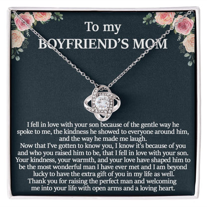 To My Boyfriend's Mom - Love Knot Necklace