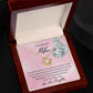 To My Beautiful Mother - Beautiful Love Knot Necklace