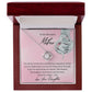 To My Beautiful Mother - Beautiful Love Knot Necklace