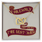 The Best Mom -  Interlocking Hearts Necklace
