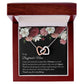To My Boyfriend's Mom - Interlocking Hearts Necklace