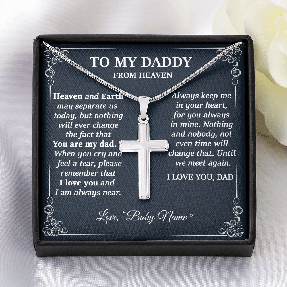 TO MY DADDY FROM HEAVEN - CUSTOM NAME GIFT