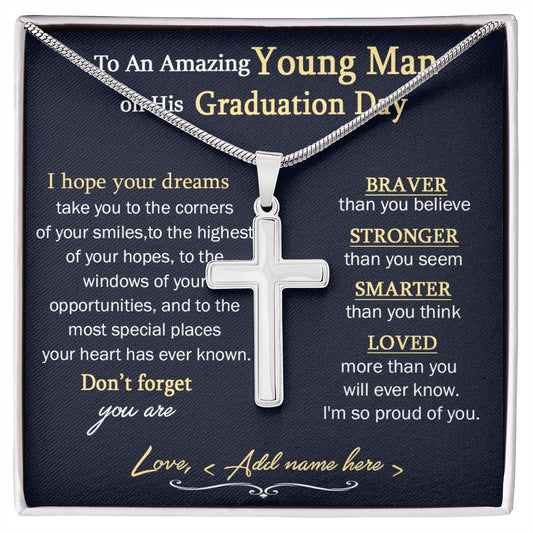 CUSTOM GIFT FOR YOUNG MAN ON HIS GRADUATION DAY