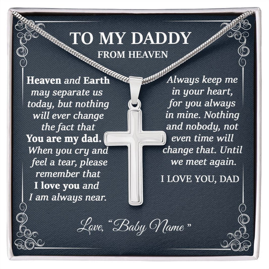 TO MY DADDY FROM HEAVEN - CUSTOM NAME GIFT