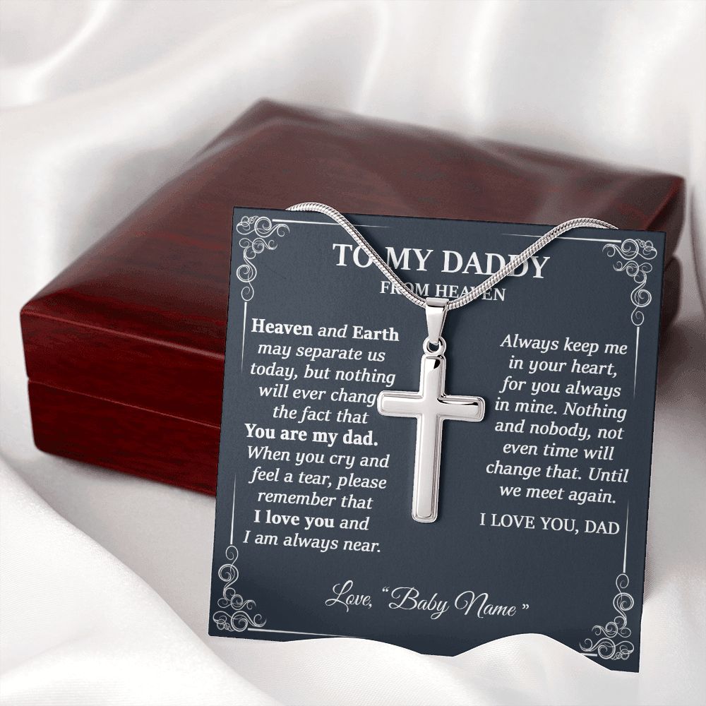 TO MY DADDY FROM HEAVEN - CUSTOM NAME GIFT