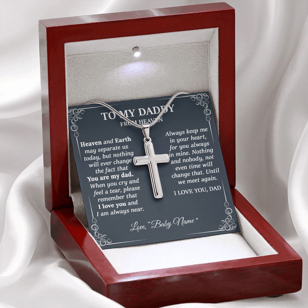 TO MY DADDY FROM HEAVEN - CUSTOM NAME GIFT