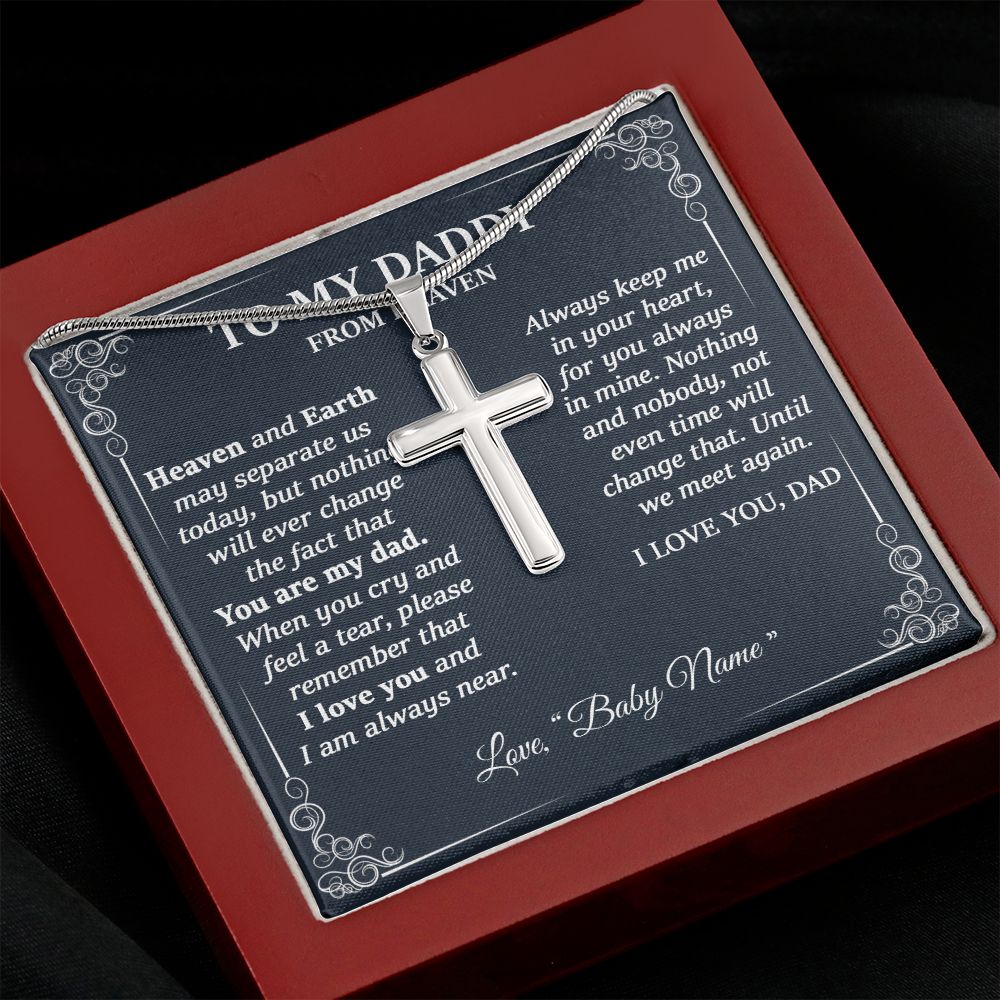 TO MY DADDY FROM HEAVEN - CUSTOM NAME GIFT